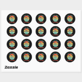 JUST KEEP CYCLING RONDE STICKER (Vel)