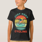 JUST KEEP CYCLING T-SHIRT (Voorkant)
