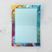 Just Keep Swimming carte d'art feutré Michele Ball (Intérieur)