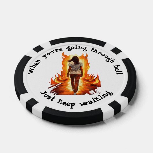 Just Keep Walking Poker Chips (Enkel)