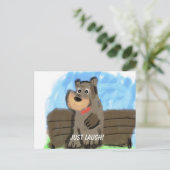 Just Laugh Briefkaart (Staand voorkant)