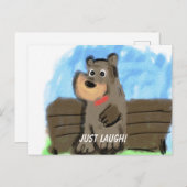 Just Laugh Briefkaart (Voorkant / Achterkant)