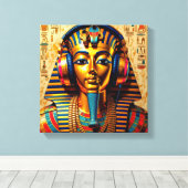 JUST LIKE PHARAOH TUT 2 CANVAS AFDRUK (Insitu (Houten vloer))