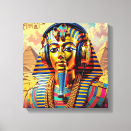 JUST LIKE PHARAOH TUT 3 CANVAS AFDRUK
