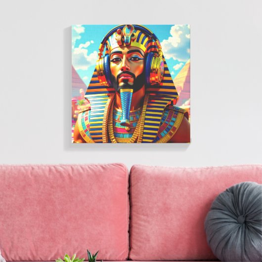 JUST LIKE PHARAOH TUT 4 CANVAS AFDRUK (Insitu (Woonkamer))