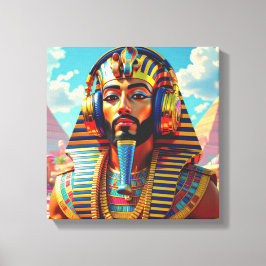 JUST LIKE PHARAOH TUT 4 CANVAS AFDRUK