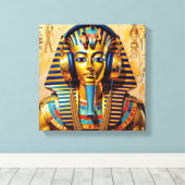 JUST LIKE PHARAOH TUT 5 CANVAS AFDRUK (Insitu (Houten vloer))