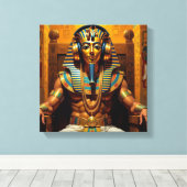 JUST LIKE PHARAOH TUT 6 CANVAS AFDRUK (Insitu (Houten vloer))