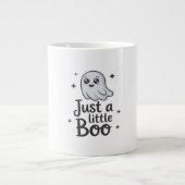 Just Little Boo Funny Design Extra Grote Beker (Voorkant)