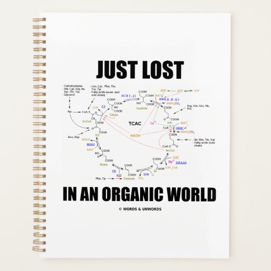 Just Lost In An Organic World Krebs Cycle Humor (Devant)