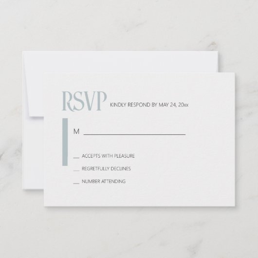 Just Love Blue RSVP (Voorkant)