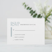 Just Love Blue RSVP (Staand voorkant)
