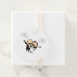 Just married bedankjes labels