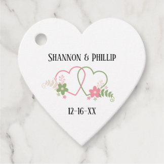 Just Married Bride & Groom Names Wedding Date Bedankjes Labels