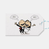 Just married cadeaulabel (Voorkant (Horizontaal))