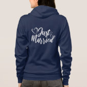Just Married Hoodie (Achterkant)