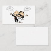 Just married notitiekaartje (Voorkant / Achterkant)