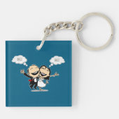 Just married sleutelhanger (Achterkant)