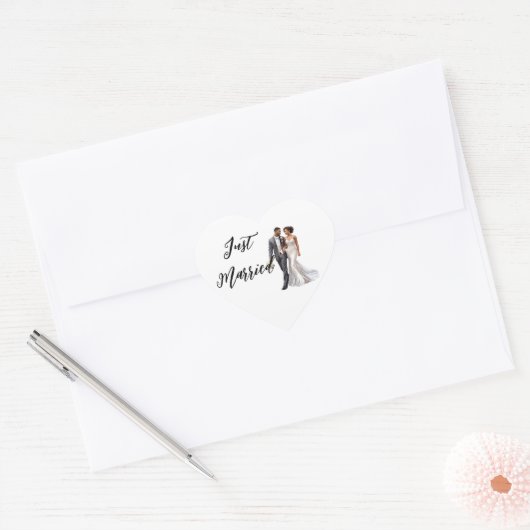 Just Married Sticker (Enveloppe)