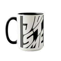 Just Me Zwart-wit typografie Ontwerp