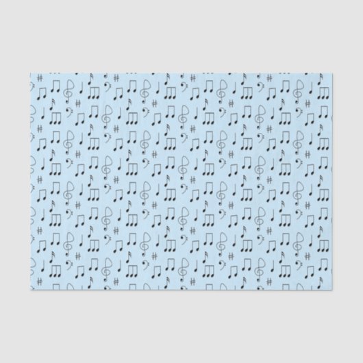 Just Noted Blue Tissuepapier (Voorkant)