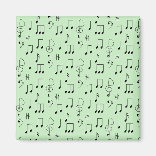 Just Noted Green Magneet (Voorkant)