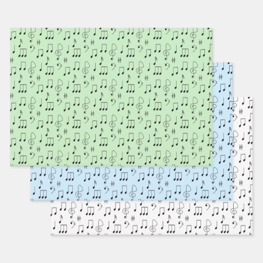Just Noted Music Wrapping Paper Sheets (Set)