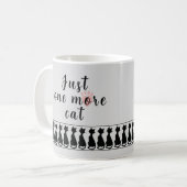 Just One More Cat - Mug Koffiemok (Voorkant links)