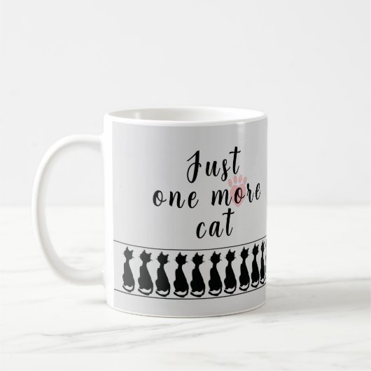 Just One More Cat - Mug Koffiemok (Links)