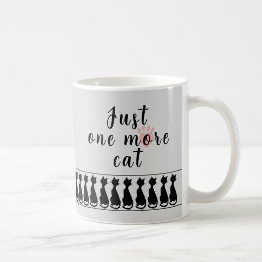 Just One More Cat - Mug Koffiemok (Rechts)