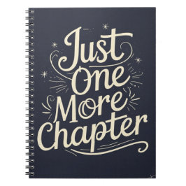 Just One More Chapter – Book Lover Reading Notitieboek
