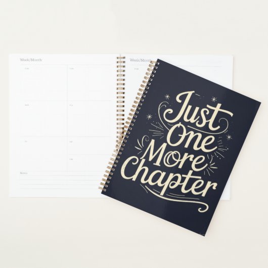Just One More Chapter – Book Lover Reading Planner (Display)