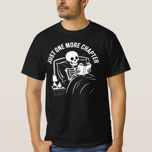 Just One More Chapter Book Lover T-Shirt (Devant)