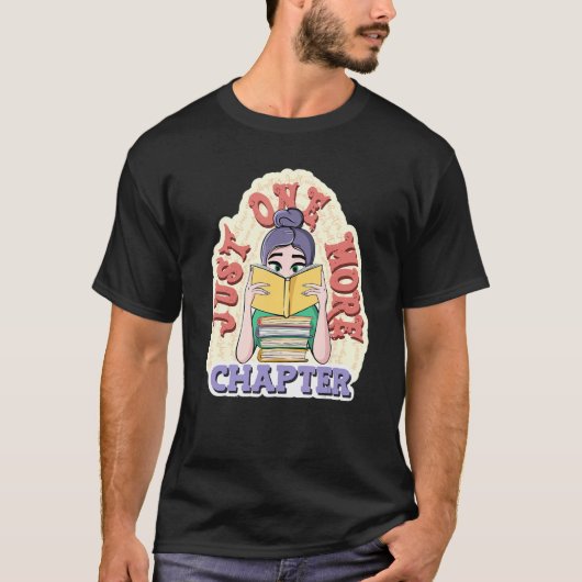 Just One More Chapter Book   T-shirt (Voorkant)
