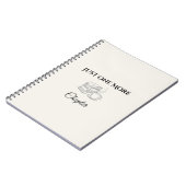 Just One More Chapter Cahier d'amour de livre  (Côté gauche)