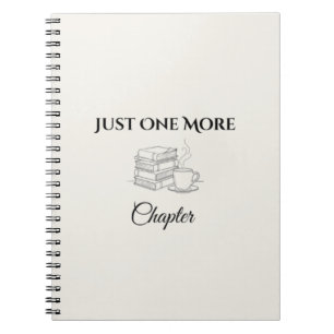 Just One More Chapter Cahier d'amour de livre