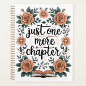 Just One More Chapter – Floral Book Lover Planner (Voorkant)