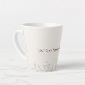 Just One More Chapter Latte Mug (Angle gauche)
