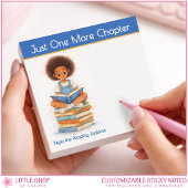 Just One More Chapter Personalized Teacher Post-it® Notes