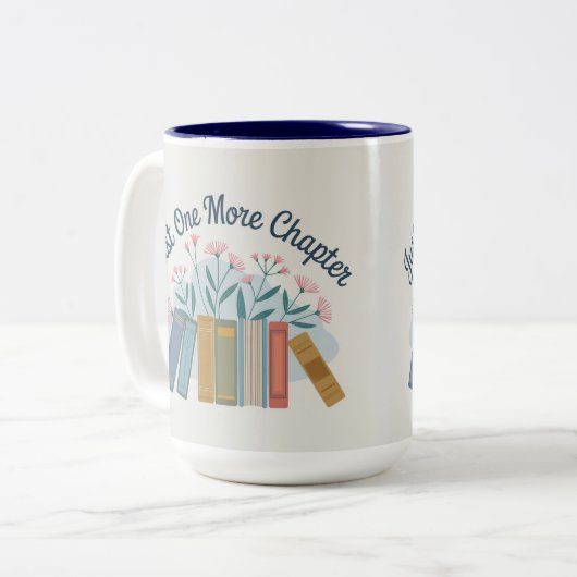 Just One More Chapter Two Tone Mug (Devant gauche)