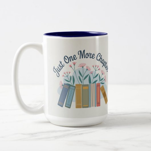 Just One More Chapter Two Tone Mug (Gauche)