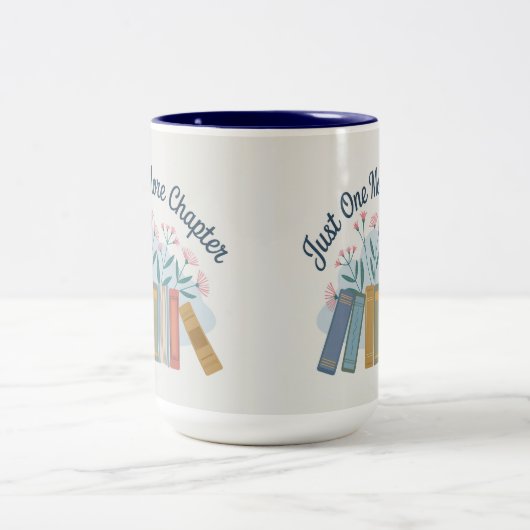 Just One More Chapter Two Tone Mug (Centre)