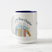 Just One More Chapter Two Tone Mug Tweekleurige Koffiemok (Voorkant links)