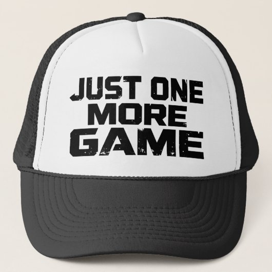 Just One More Game | Gamer Humor Trucker Pet (Voorkant)