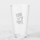 Just One More Hole I Promise Golf Glas (Achterkant)