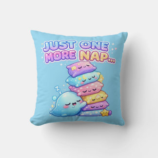 Just One More Nap Cushion Pillow Kussen