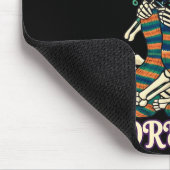 Just One More Row Crochet Skeleton Crocheting Knit Muismat (Hoek)