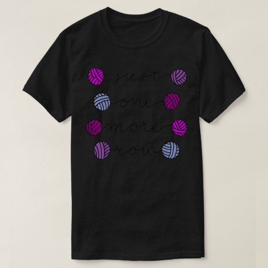 Just One More Row Pullover (Design voorkant)