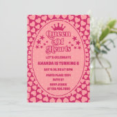 Just Peachy Queen of Heart Invitation d'anniversai (Debout devant)