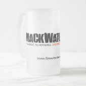 "Just Pure Rock" logo drinkware Matglas Bierpul (Voorkant links)